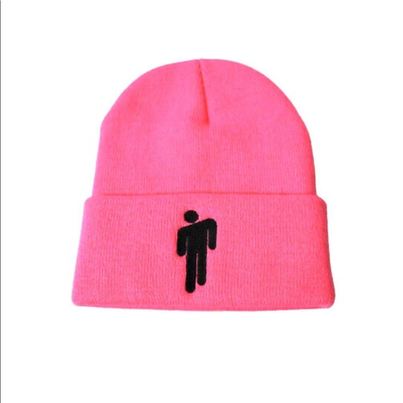 Billie Eilish Blohsh Neon Pink Beanie - NWT - Picture 2 of 3